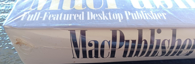 Mac Publisher, v. 1.0.4 1996 3.5 Flopy + Fonts/Boxes + Users Manual, MacSoft NEW gallery