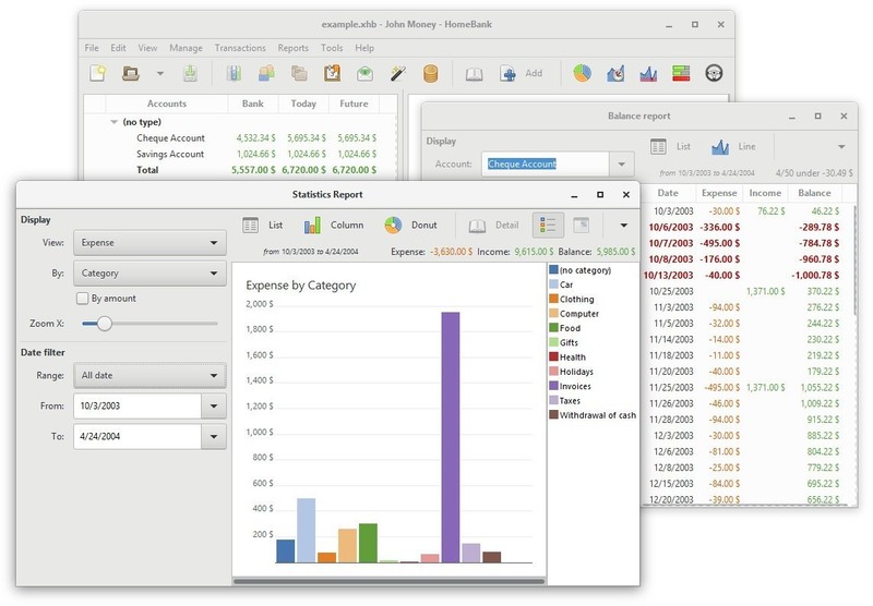 HomeBank Personal Finance software for Accounting, Budgeting, Expense Tracking gallery