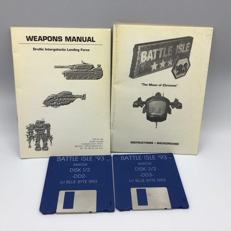 Battle Isle ‘93, Commodore Amiga, Game on 3.5″ disks, Commodore, Amiga,