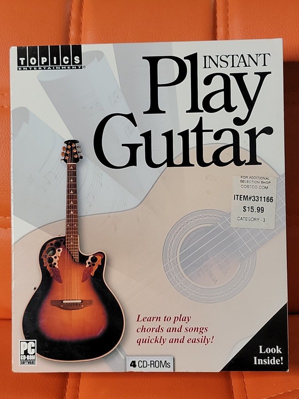 Instant Play Guitar Deluxe Edition (Windows PC CD, 2004) Brand New