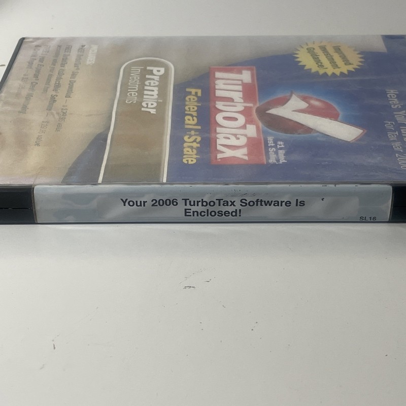 Turbotax 2006 Premier with Fed & State. New in box Sealed!!! (read) gallery
