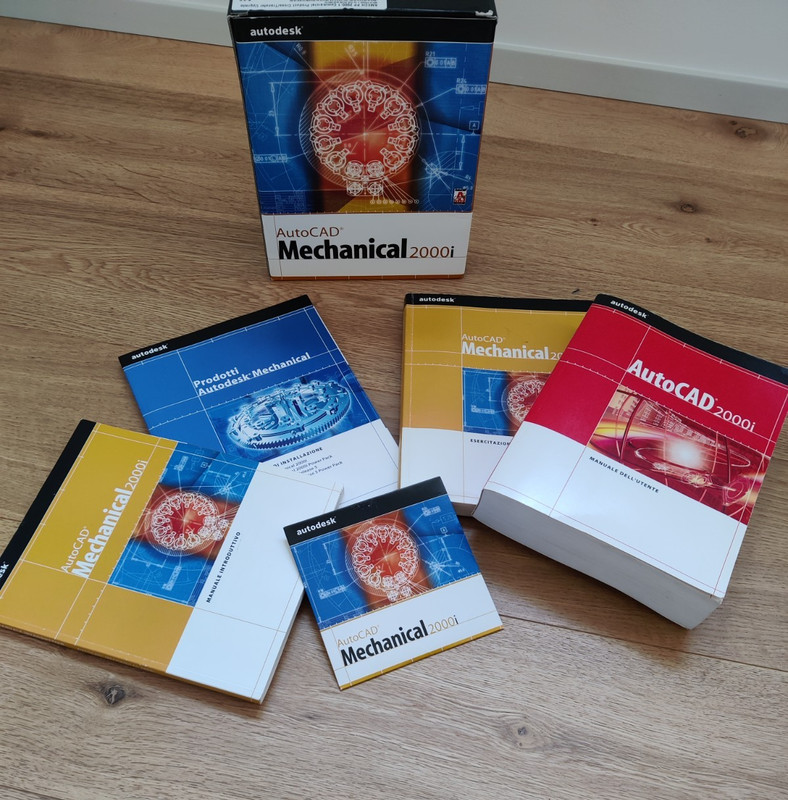 Autodesk AutoCAD Mechanical 2000i Power Pack Upgrade BOXED Serial CDKey Vintage