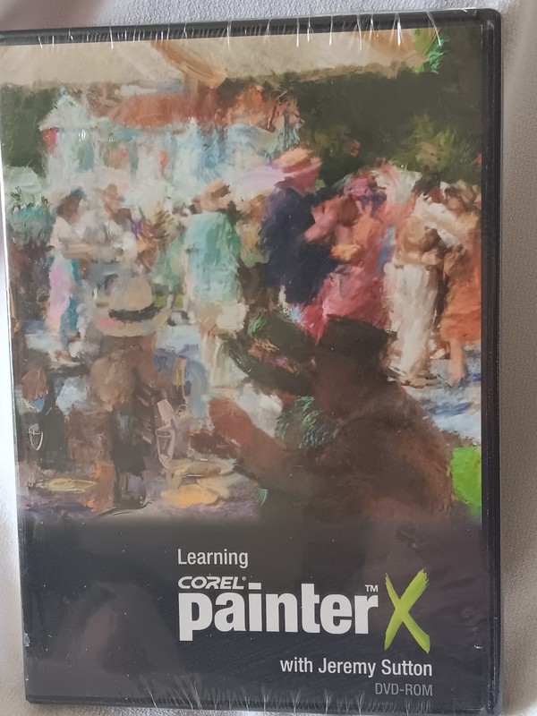 Learning Corel Painter X” instructional DVD-ROM featuring digital artist Jeremy