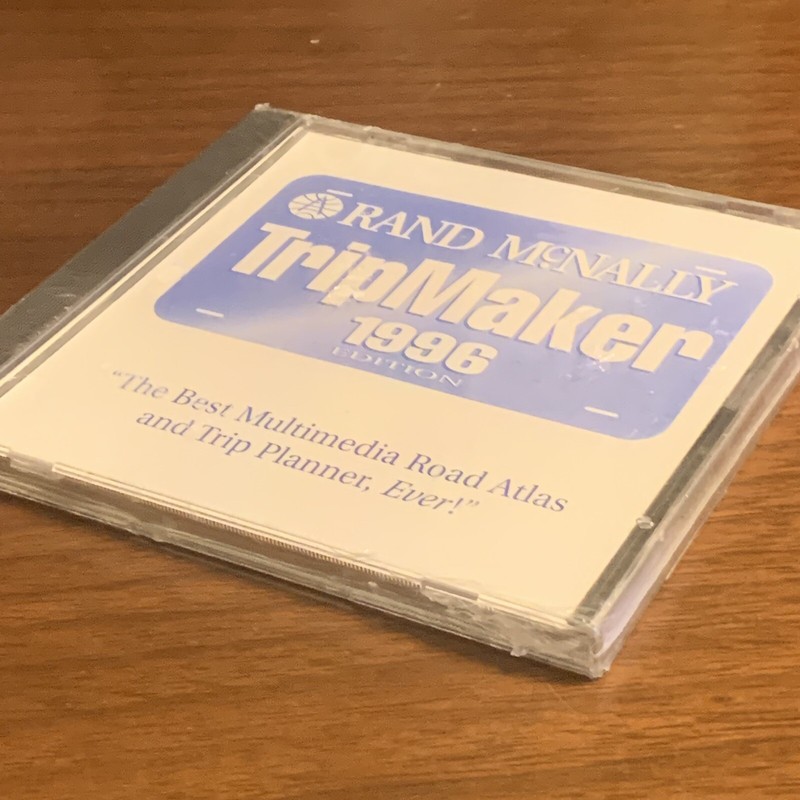 Rand McNally TRIPMAKER 1996 Edition PC CD-ROM CD Trip Maker BRAND NEW SEALED gallery