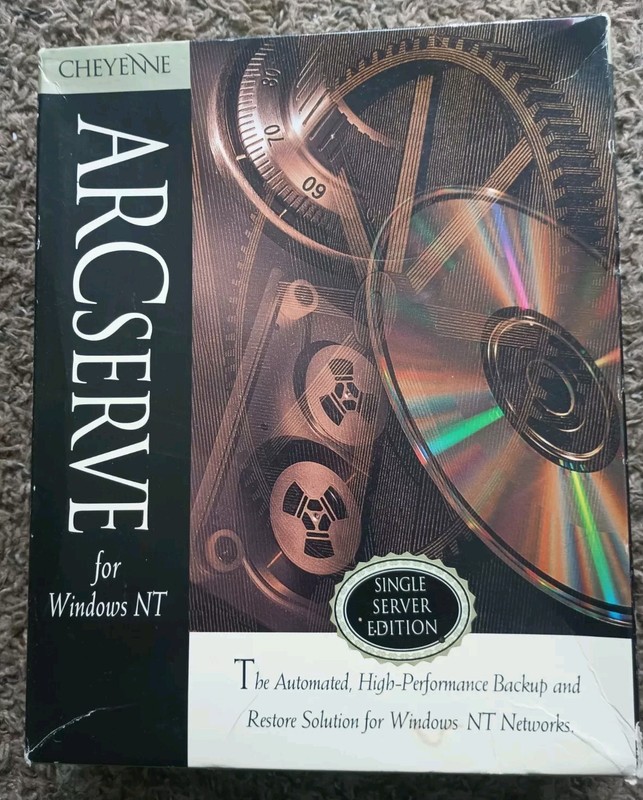 CHEYENNE ARCSERVE FOR WINDOWS NT