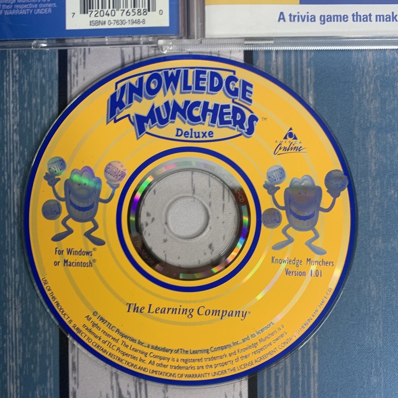Knowledge Munchers Deluxe The Learning Company Grade 3-6 - COMPLETE gallery