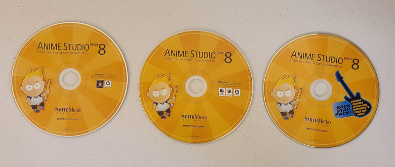 Anime Studio Debut 8 - Smith Micro Software - 3 Discs Mac, Windows, Rock Star gallery