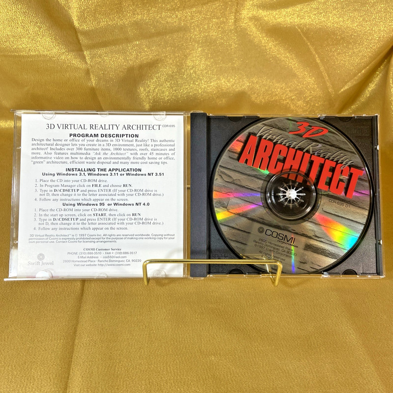 3-D Virtual Reality Architect (1997 CD-ROM) Vintage Software / Windows gallery