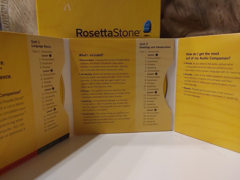 Rosetta Stone Spanish Version 3 (2007) Level 1-3 Set *No Headphones Read gallery