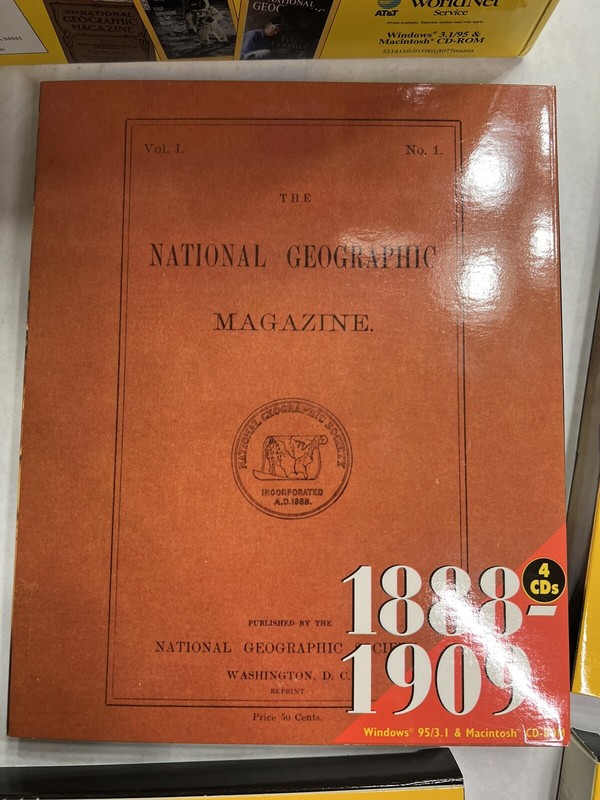 The Complete National Geographic - 100 Years Magazine on CD-ROM in 10 box SET gallery