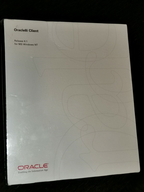 Oracle8i Client Release 8.1 for MS Windows NT+CD With Product Key.