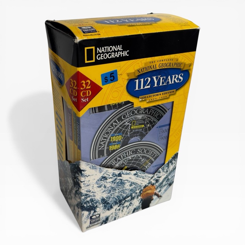 National Geographic 112 Years CD-Rom Collectors Edition 32 Discs 1888-2000