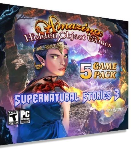 Amazing Hidden Object Games: Supernatural Stories 3 PC DVD dragons find pictures