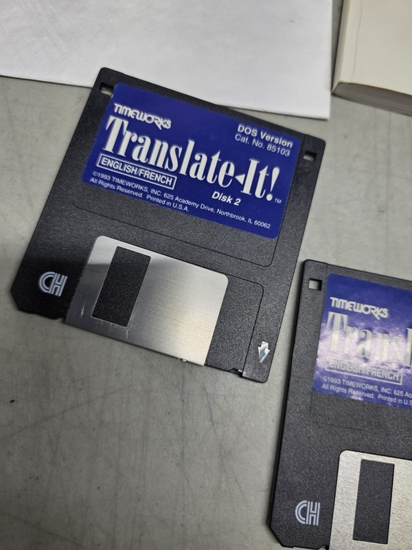 🔥 French Translation Software for IBM PC 3.5 & Floppy Translate to English Used gallery