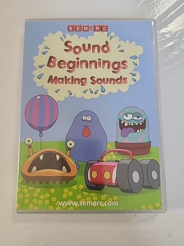 SOUND BEGINNINGS – MAKING SOUNDS PC CD-ROM BY SEMERC, SPEECH, LANGUAGE, WIN/MAC