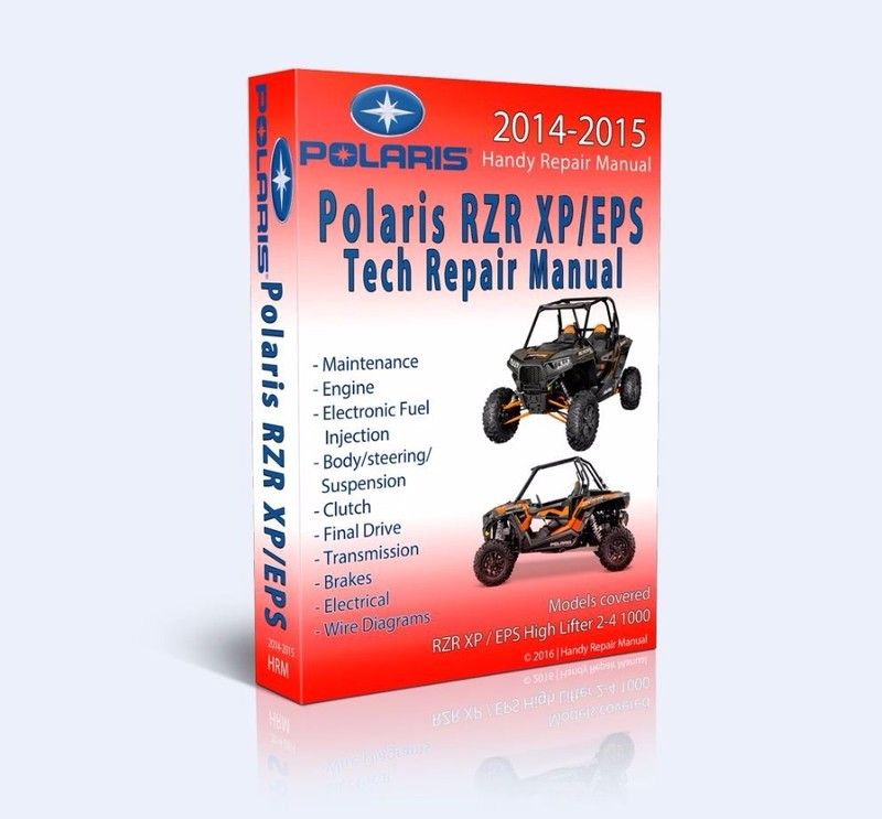 BEST – Polaris RZR 1000 EPS XP 2 4 Full Service Repair Shop Manual CD 2014 2015