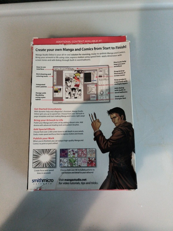 Manga Studio Debut 4 PC Anime Comic Graphic Drawing Software gallery