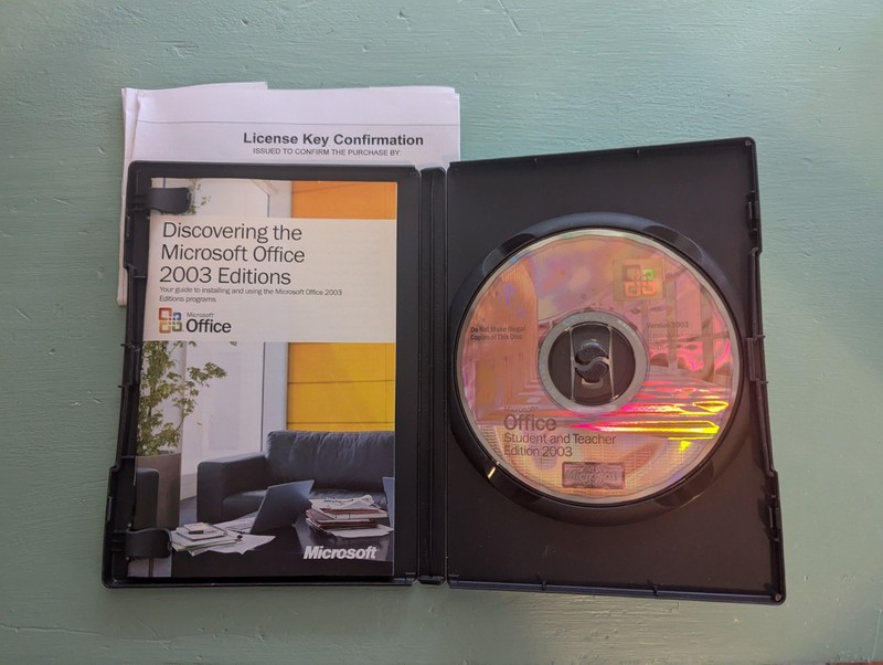 Microsoft Office Student and Teacher Edition 2003 Word Excel w/Product Key gallery