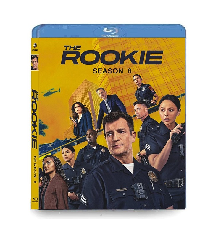The Rookie season 8 Episodes 1-18 （2BD) Box Set English