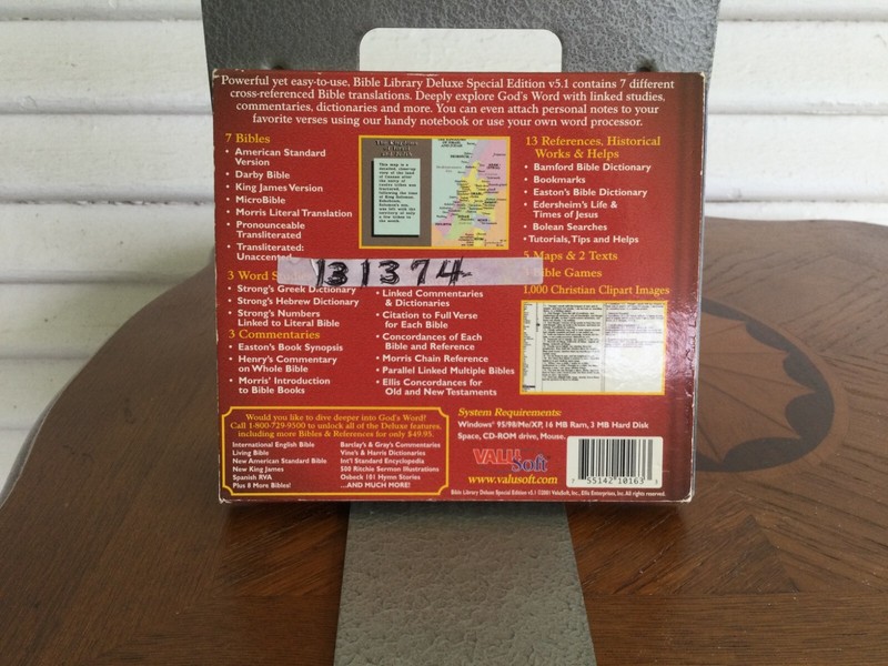 The Bible Library Deluxe, Special Edition, 7 Bible translations, maps, CD gallery