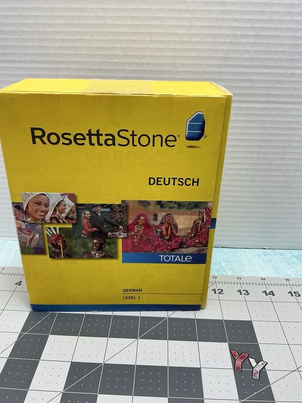 Rosetta Stone Deustch German Level 1 CD set & headphones