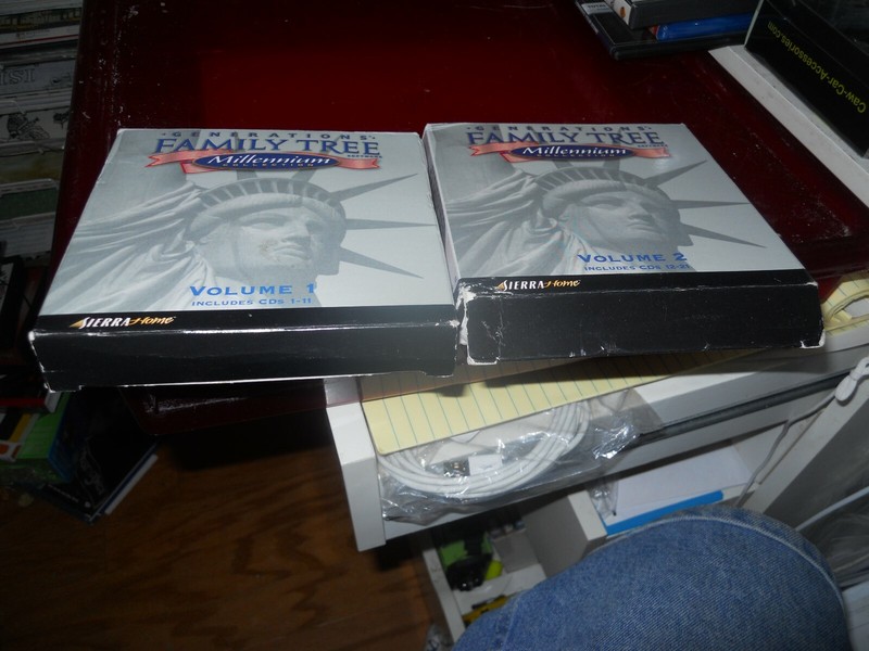 Gnerations Family Tree Millennium Collection Audio Books vol 1 + 2 free ship