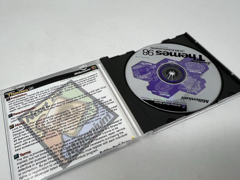 RARE VTG 1997 Millenium Desktop Themes for Windows 95 Plus - CD-ROM 800+ Themes gallery