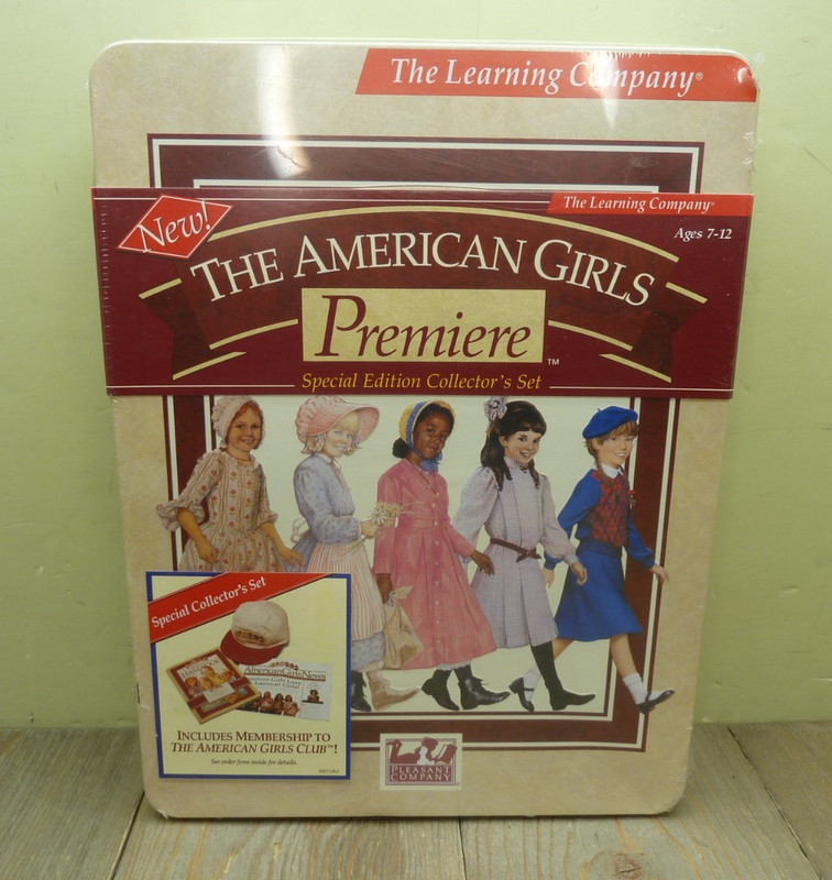 American Girls Premiere Special Edition Collector’s Set Windows/Mac 1997 NEW