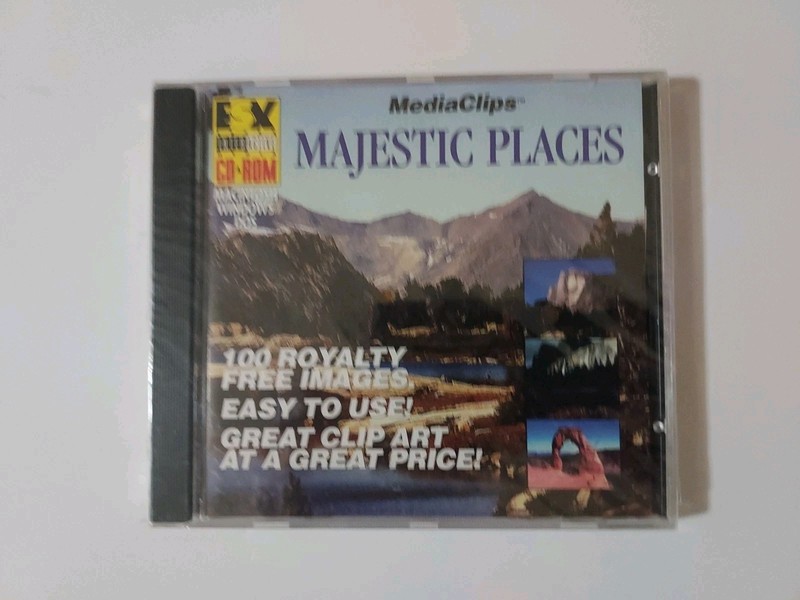 Media Clips *CD-Rom Majestic Places Royalty Free Images *Audio Clips * Sound Eff