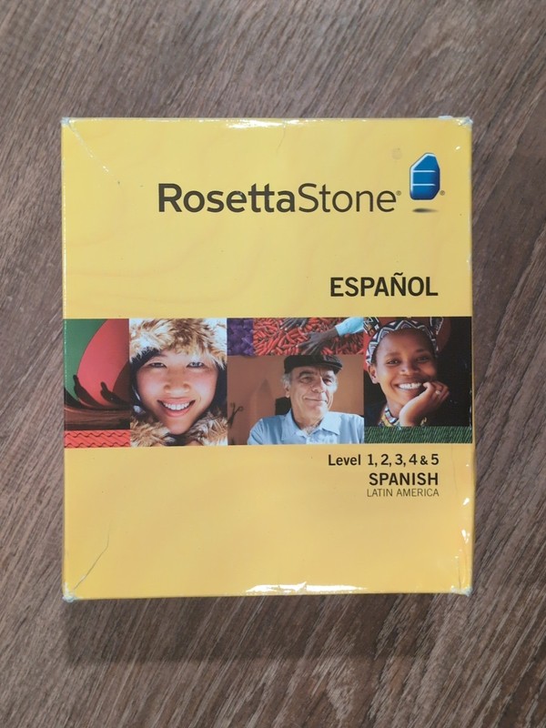 Rosetta Stone Spanish (Español) Levels 1-5 Set Language Learning Software