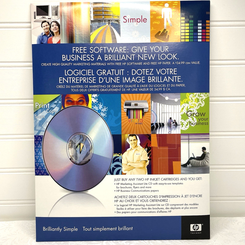 Hp Marketing Assistant Lite Cd, Hp Business Communication Papers - Brand New