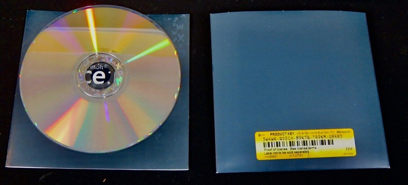 MS Microsoft Office for MAC 2011 Home and Business 1 License DVD w/Product Key gallery