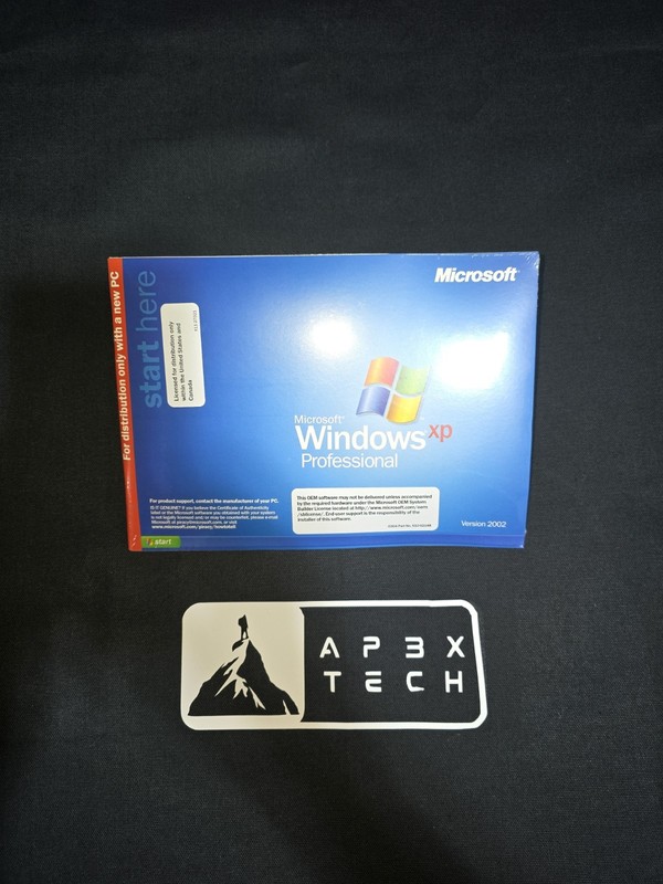 MICROSOFT WINDOWS XP PROFESSIONAL w/SP2 – 100% NEW, OEM ISSUED & SEALED
