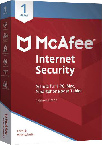 McAfee Internet Security 2025 | 1-10 Geräte | 1-3 Jahre | Download | Vollversion