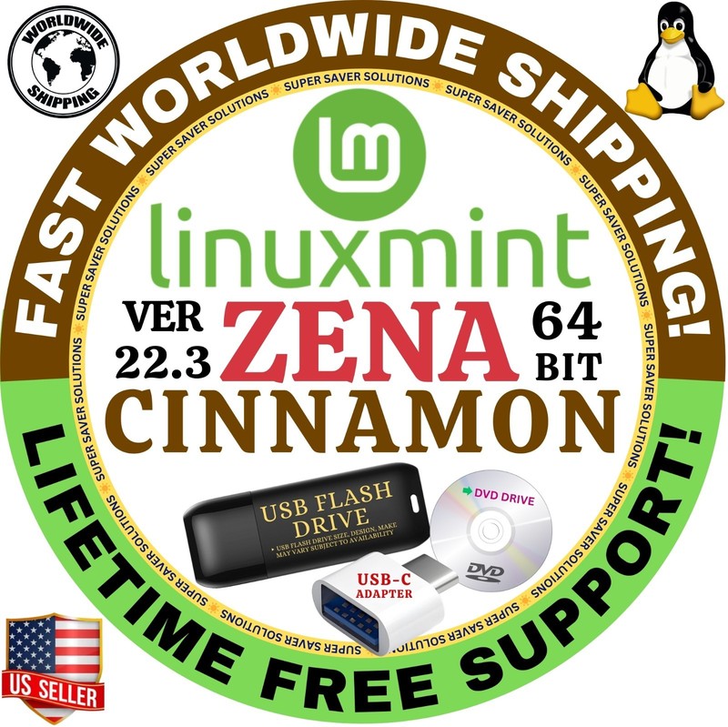 LINUX MINT 22.3 ZENA LATEST ISO CINNAMON, XFCE, MATE, LMDE 7 DEBIAN | DVD, USB