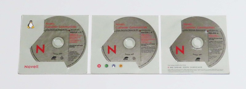 Novell SUSE Linux Enterprise Server 9, Linux Professional 8.2 / 9.1 — 3 DVD Set gallery