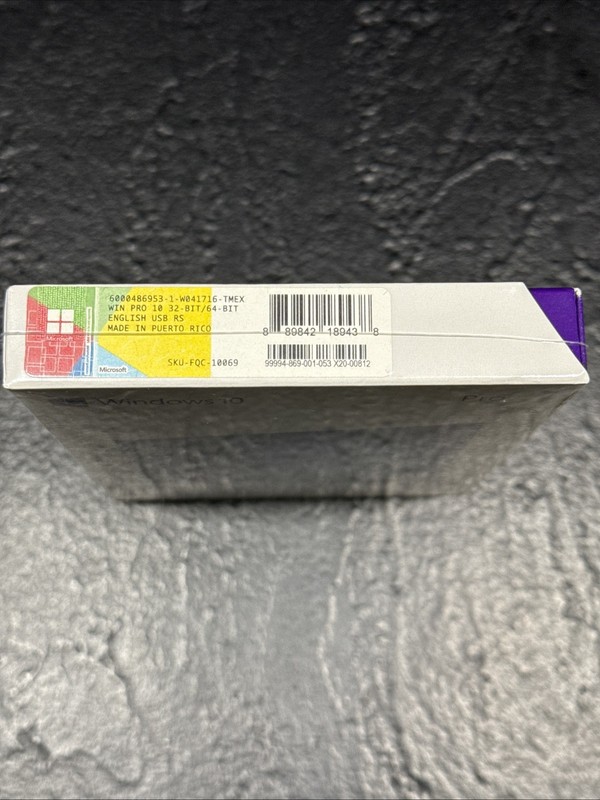 Microsoft Windows 10 Professional FQC-10069 32-bit 64-bit USB 3 New Sealed gallery