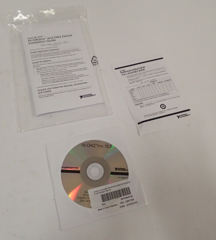 NATIONAL INSTRUMENTS 501749AP-00 DVD5 KIT, NI-DAQMX DRIVER SOFTWARE WINDOWS V15