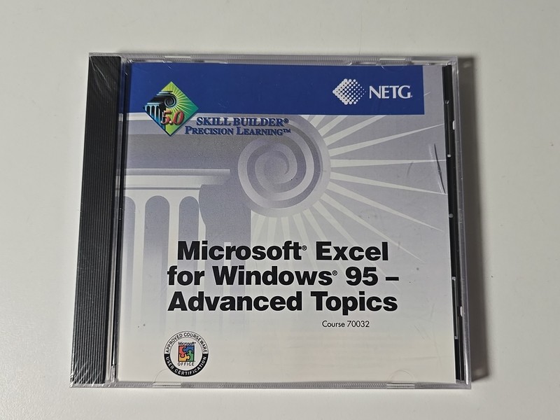 NETG Skill Builder Microsoft Excel for Windows 95 – Advanced Topics Course 70032