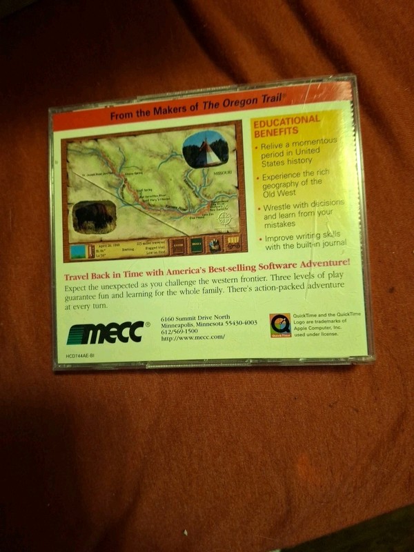OREGON TRAIL II VERSION 1.3 PC CD-ROM BY MECC, HISTORY FOR WIN 95/MAC, GUC gallery