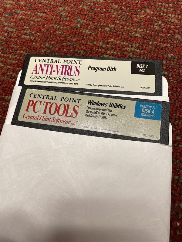 Vintage Central Point PC Tools Version 7 And 7.1 5.25” Floppy disks 16 Disks gallery