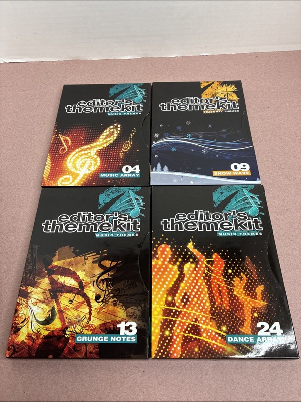 Digital Juice Editor’s Themekit Lot Of 4 Assorted gallery