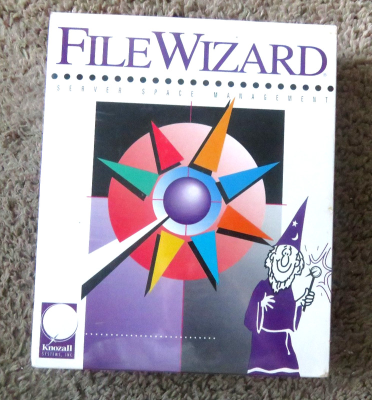 New Knozall File Wizard PC Computer Software, Disk Space Management