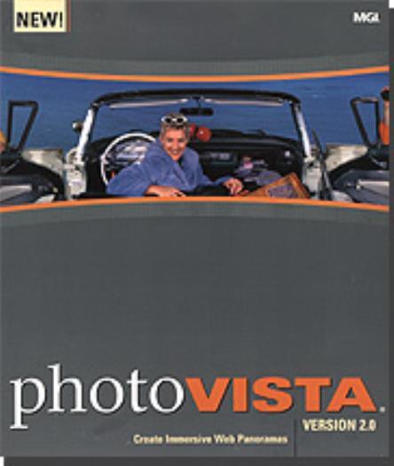 MGI PhotoVista 2.0 PC CD design panoramas photo images for webpage web site tool