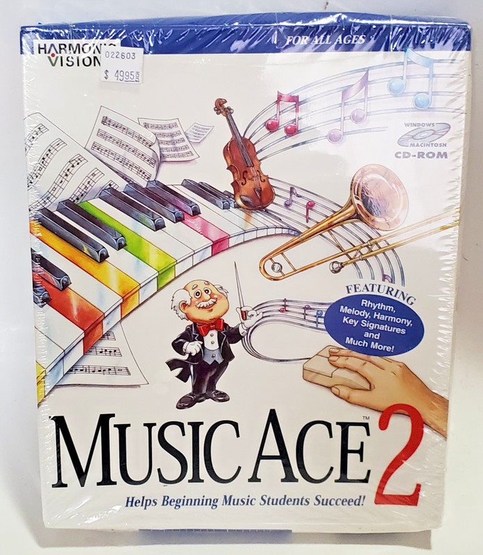 New Music Ace Software Windows XP/ Vista – Mac os X Harmonic Vision CD