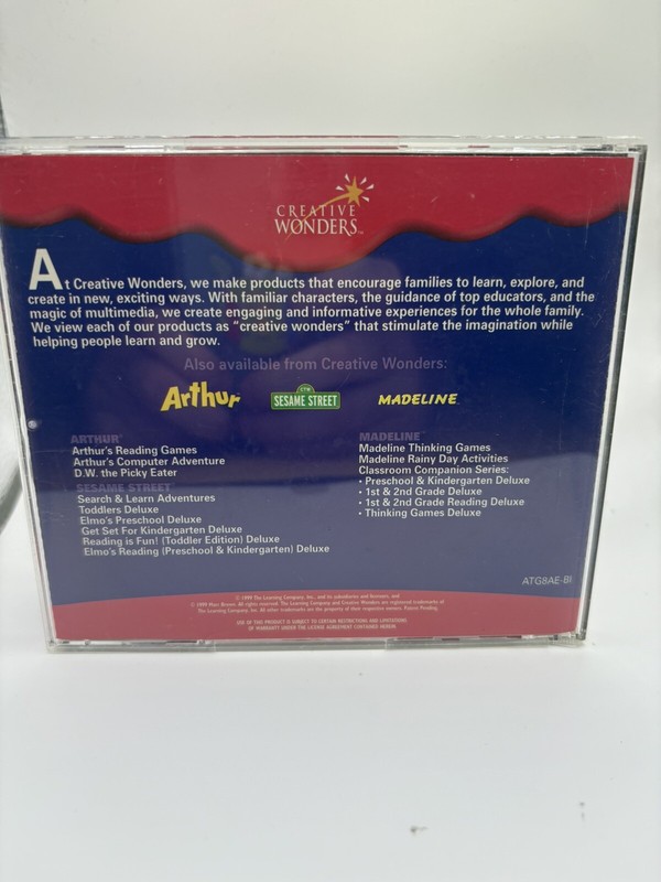 Arthur's Thinking Games User Guide CD-ROM PC Windows (1999, Creative Wonders) gallery