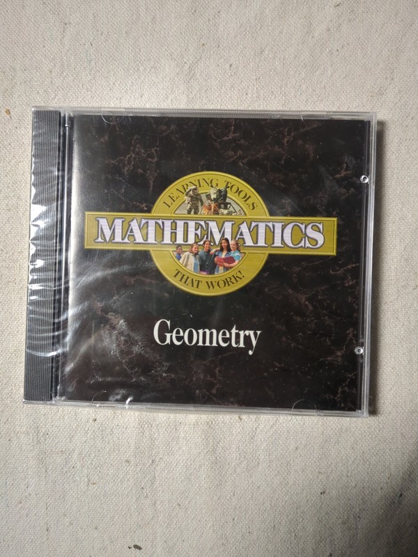 Mathematics Learning Tool Geometry CD-ROM Pro One 1 Software Home School NEW 