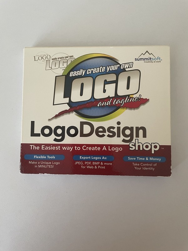 Easily Create Your Own Logo & Tagline (Windows ME/2000/XP/Vista). Used.