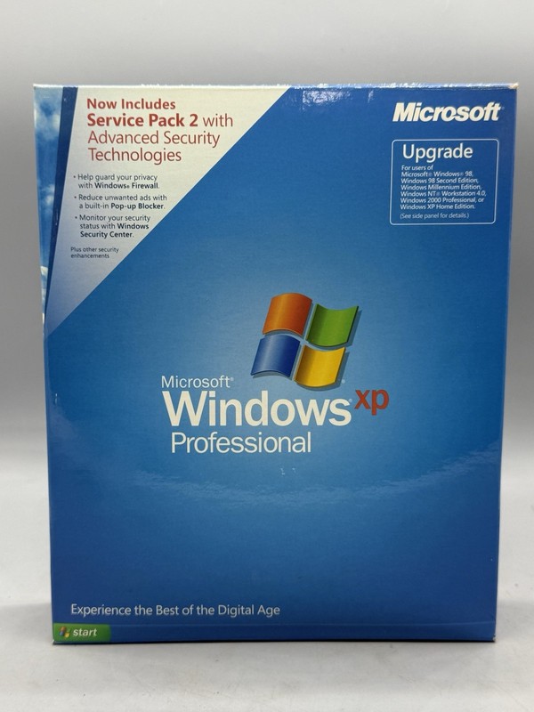 Microsoft Windows XP Professional Upgrade English Retail Version MS PRO