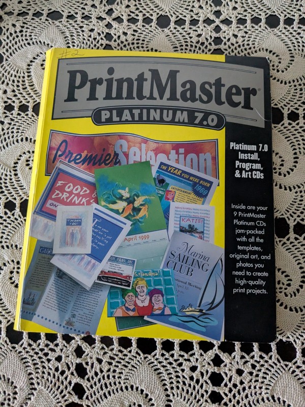 Printmaster Platinum/Platinum 7/Collection 12 Total CDs/3 Program CDs/2 Books gallery